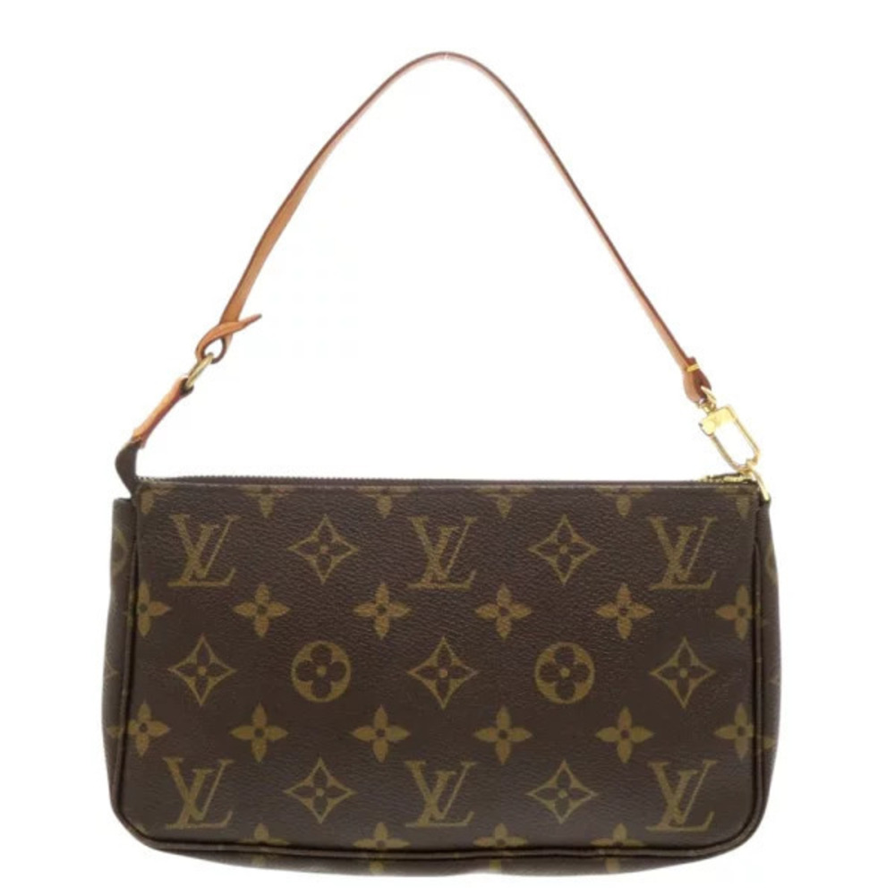 Louis Vuitton Pochette Accessoires Monogram Accessory Pouch Clutch LV